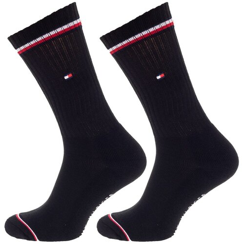 Tommy Hilfiger 2PACK men's socks high black (100001096 200) Cene