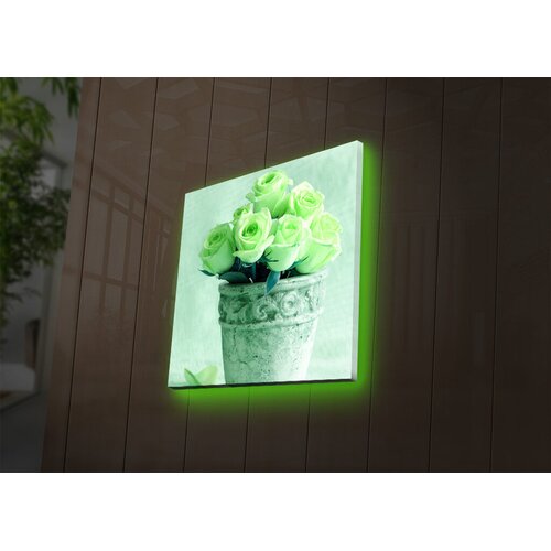 Wallity Zidna slika sa LED osvetljenjem 4040DACT-37, 40x40 cm Cijene