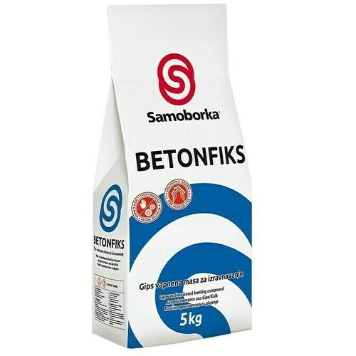 Samoborka Masa za fino zaglađivanje površina Betonfiks (5 kg, Bijele boje) Cijene