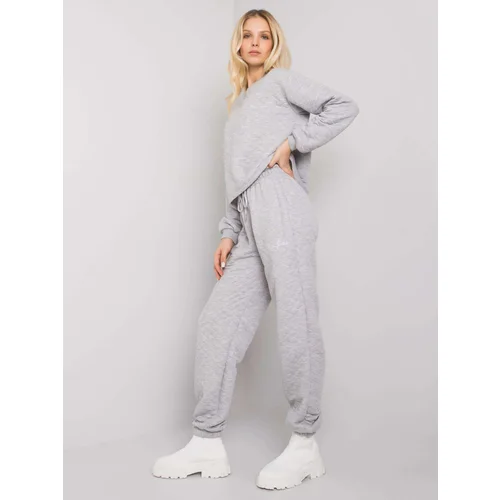 RUE PARIS Sweatpants-RV-DR-7445.03X-gray