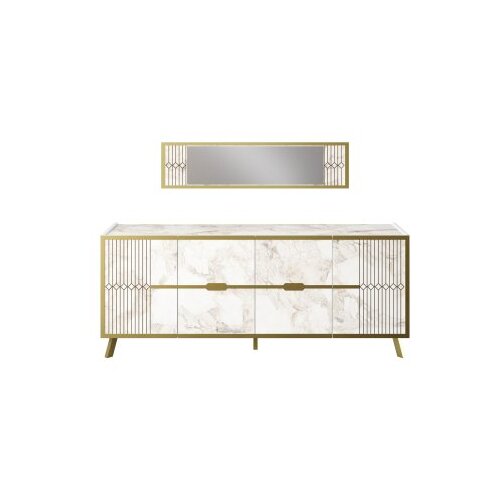 Hanah home komoda Frida 120x29,5x46cm bijela Slike