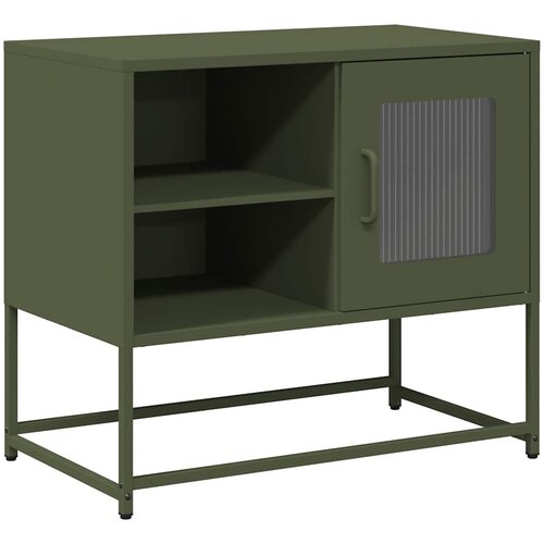  TV ormarić maslinastozeleni 68x39x60,5 cm čelični Zelena Slike