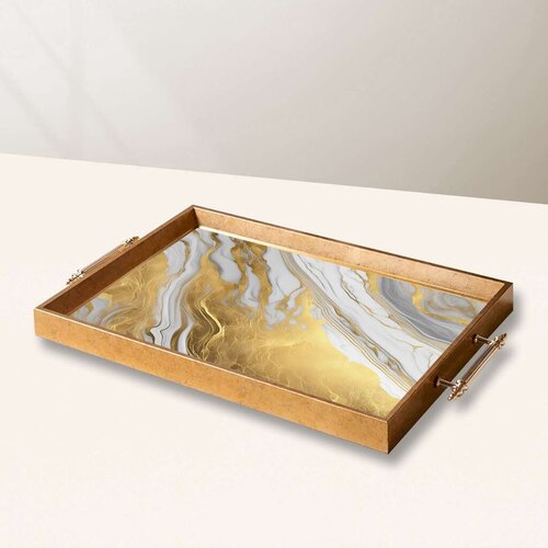 Aberto Design Poslužavnik TPEA10034 50 x 29 x 3.5 cm, Šareni Cene