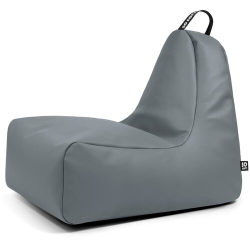 So Soft? Siva vreča za sedenje iz umetnega usnja Chill L – Cene