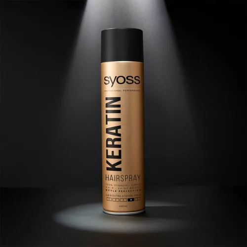 Syoss Professional Performance keratin zaštitni lak za kosu s jakim učvršćivanjem 300 ml