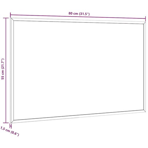 VidaXL Ploča od pluta s okvirom od punog drva borovine 80x55 cm Slike