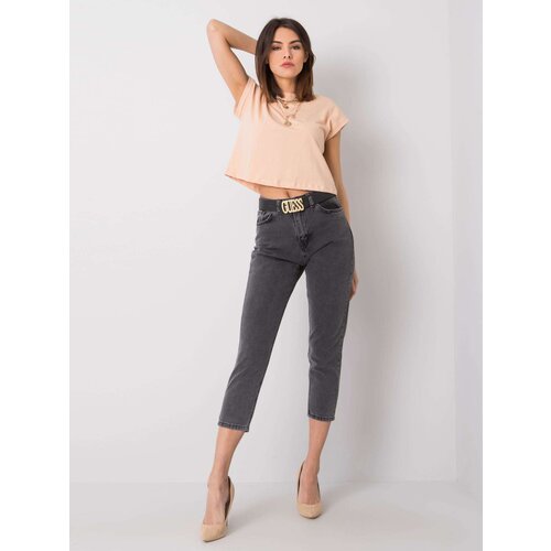 RUE PARIS Jeans trousers-320-SP-2764.08P-dark grey Slike