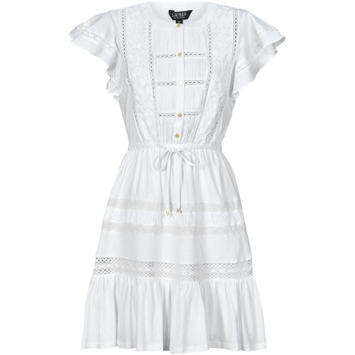 Polo Ralph Lauren TANVEITTE-SHORT SLEEVE-DAY DRESS Bijela Slike