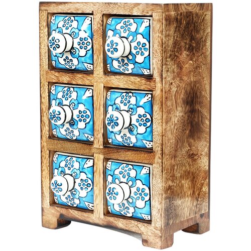 Signes Grimalt Košare, škatle in košarice Stojalo Za Začimbe S 6 Predali Kostanjeva Cene