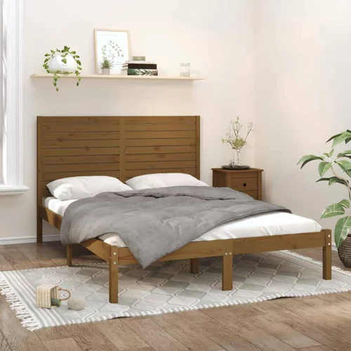  za krevet od masivnog drva boja meda 120 x 200 cm