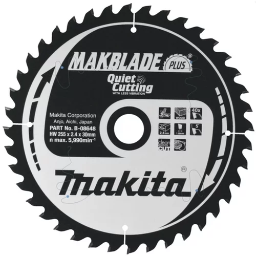 Makita žagin list TCT MAKBlade Plus, 216x30 mm, 24z, B-08610
