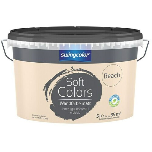 SWINGCOLOR Soft Colors Boja za zid (Beach, Mat, 5 l) Cijene