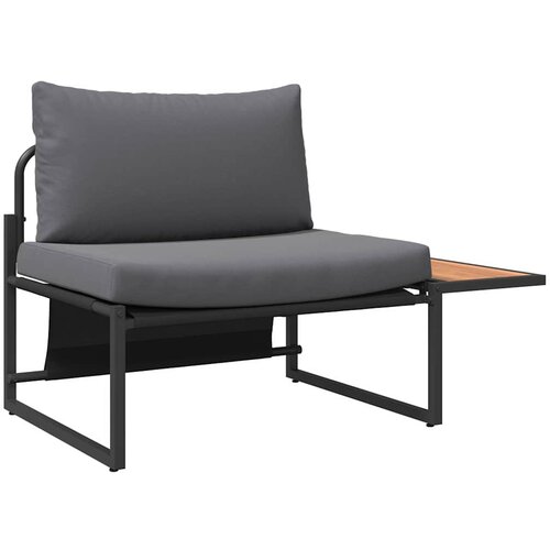  Vrtni set za objed 3 kom. Antracit Čelik Crna 55 x 55 x 70 cm Slike