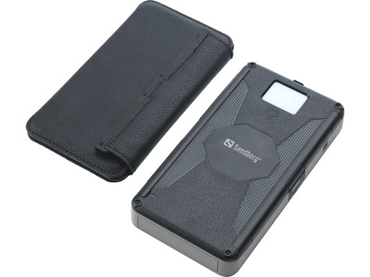 Sandberg Banka baterija - solarni Powerbank 20000 sa 6 panela (na solarno napajanje; vanjski; IPX4 otporan na prskanje; LED svjetlo; 2xUSB-A+USB-C) Slike