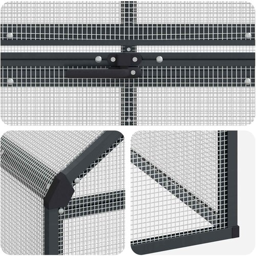  Kavez za ptice Antracit 181,5 x 110,5 x 173,5 cm Slike