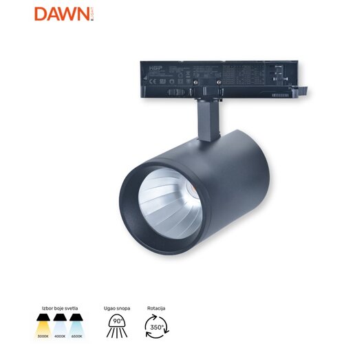 Dawn LED REF SINSKI GD19C30B 30W CCT CRNI TROFAZNI Cene