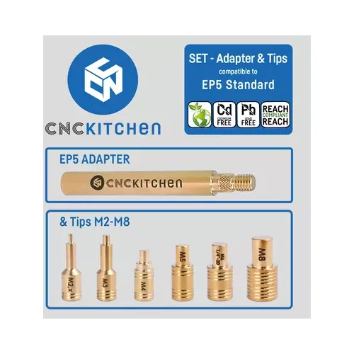 CNC Kitchen Pripomočki za taljenje + adapter EP5