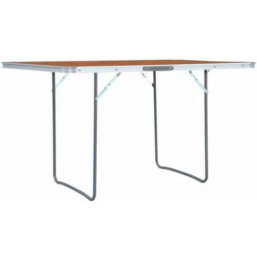 Sklopivi Zložljiva miza za kampiranje iz aluminija 180x60 cm, (20816981)