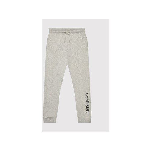 Calvin Klein Jeans Spodnji del trenirke Institutional IB0IB00954 Siva Regular Fit Slike