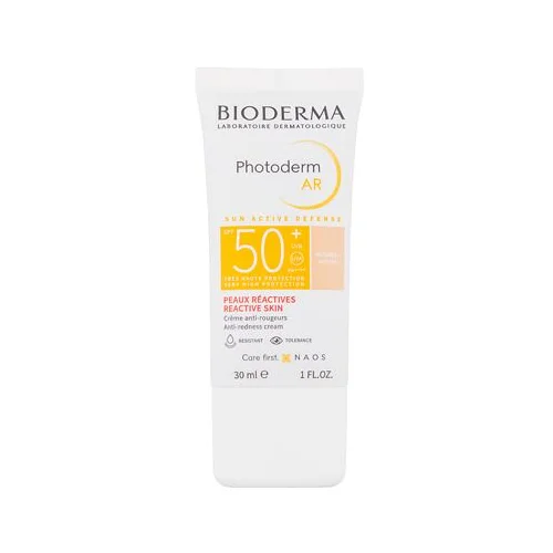 Bioderma Photoderm AR Anti-Redness Cream SPF50+ tonirajuća krema za zaštitu lica od sunca i protiv crvenila 30 ml unisex