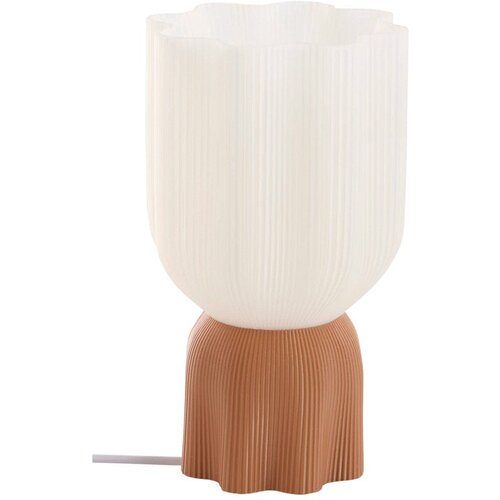 Jotex Bijela/smeđa plastična stolna lampa (visina 27 cm) Camier &ndash; Cijene