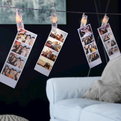 DecoKing rasvjetni lanac s LED lampicama u obliku &amp;scaron;tipaljki Pin, 20 lampica, duljina 3,35 m Slike