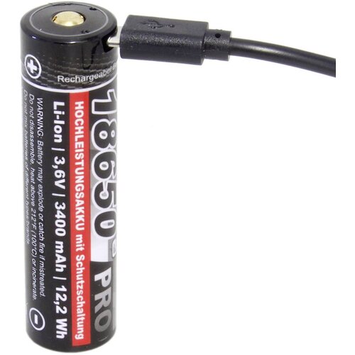 kraftmax Pro USB USB-C&reg; akumulator 18650 Li-Ion 3.6 V 3400 mAh, (20438767) Cene