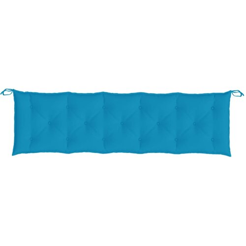  Jastuk za vrtnu klupu svjetloplavi 180x50x7 cm tkanina Oxford Slike