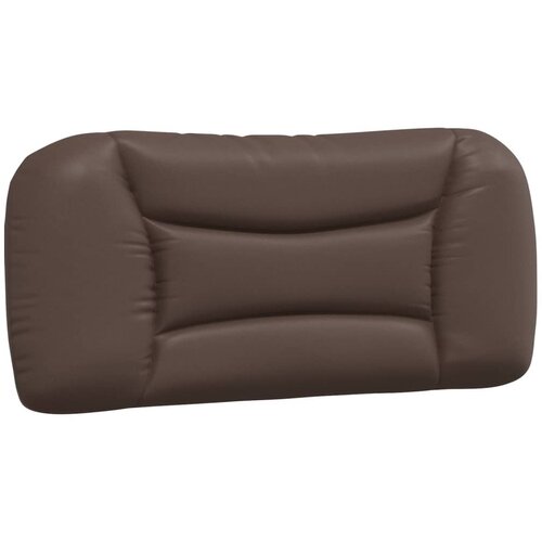 VidaXL Vzglavna stranica rjava 90 cm umetno usnje, (21048531) Slike