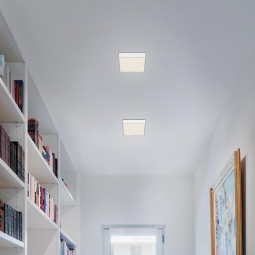 BRILONER 7076-416 - led plafonsko svetlo star sky LED/11W/230V 15x15 cm belo Slike