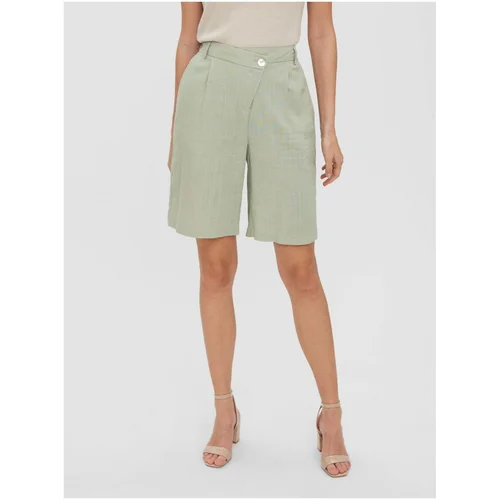 Vero Moda Light green shorts Josie - Women