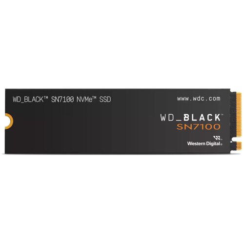  WD 500GB M.2 NVMe SSD Gen4 WDS500G4X0E SN7100 Black Cene