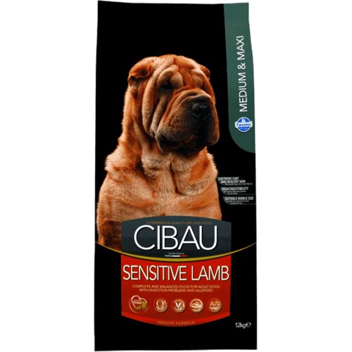 Cibau Hrana za osetljive pse Medium & Maxi Sensitive, Jagnjetina - 2.5 kg Cene