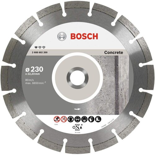 Bosch dijamantska rezna ploča za beton Standard for Concrete 230 x 22,23 x 2,3 x 10 mm pakovanje od 10 komada - 2608603243 Cene