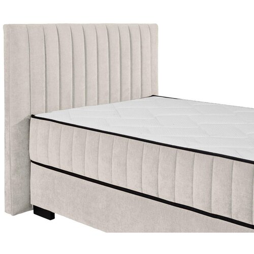 MID.YOU POSTELJA Z VZMETNICO 120 cm x 200 cm , tekstil, leseni material bež Slike