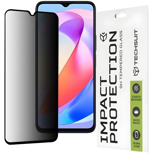 Techsuit za&scaron;titno Anti-Spy staklo za Honor X6b - Crna KP33209 Cijene