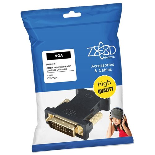 Zed Electronic adapter dvi - vga - dvi-vga Slike