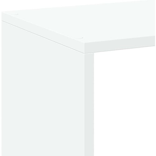 VidaXL Sobna pregrada / regal za knjige bijeli 102x29x103,5 cm drveni Slike