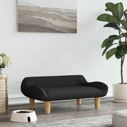 Krevet za pse crni 70x40x24 cm od tkanine Cene