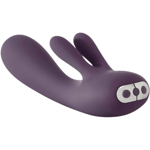 Je Joue Fifi - vodoodporen vibrator na baterije s paličico (vijolična) Slike