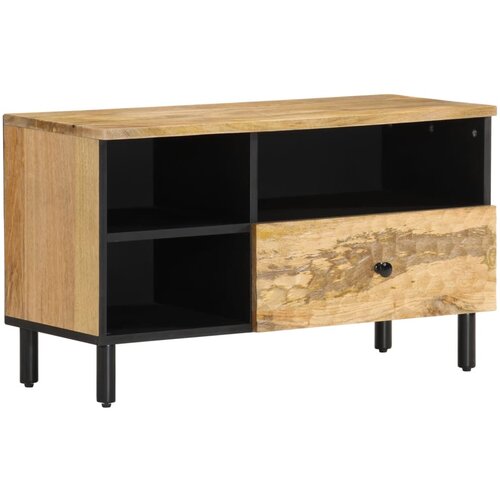  The Living Store TV omarica 80x33x46 cm trden mangov les - TV Omarica, (21555172) Slike