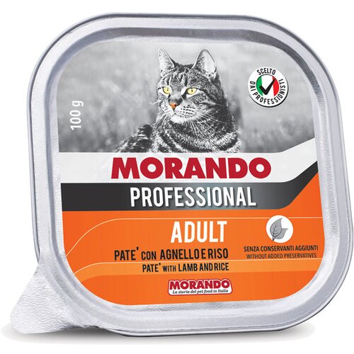 Morando Professional Cat Adult Pate janjetina i riža 100 g alu-pak Slike