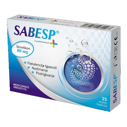 Pharmanova Sabesp, 25 kapsula Slike