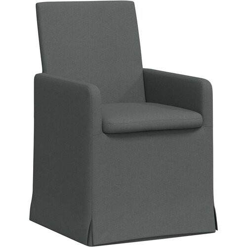 vidaXL Jedilni stoli 2 pcs Temno siva 57 x 67 x 95 cm blago, (5000093007) Cene