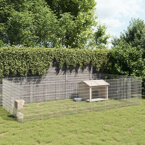 vidaXL Ograda za živali na prostem s 24 paneli 54x100 cm železo Cene