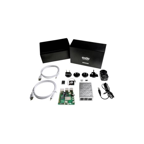 Radxa Starter Kit Rock 4 C+ 4 GB 6 x 2.4 GHz uklj. napajanje, uklj. HDMI kabel , uklj. kući&amp;scaron;te Slike