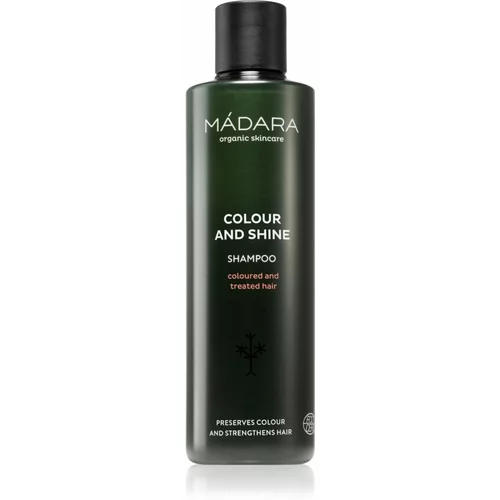 MÁDARA Colour and Shine posvjetljujući i stimulirajući šampon za obojenu kosu 250 ml