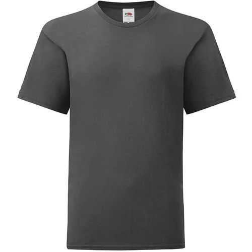 Fruit Of The Loom Graphite children's t-shirt in combed cotton