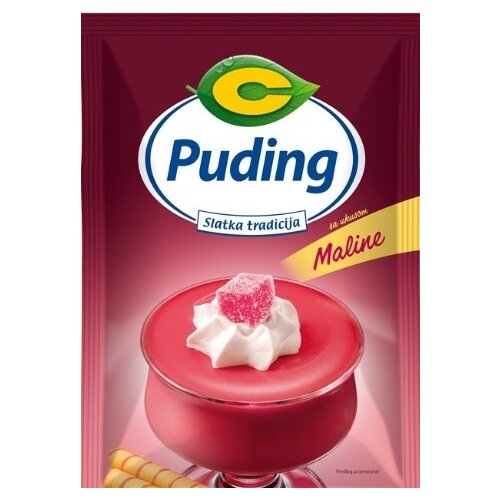 C puding malina, 40g Slike