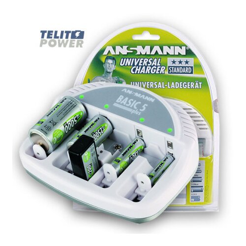 Ansmann nimh / nicd punjač baterija basic 5 plus ( 0684 ) Slike